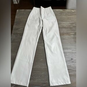 Kendall & Kylie White Wide-Leg Trousers